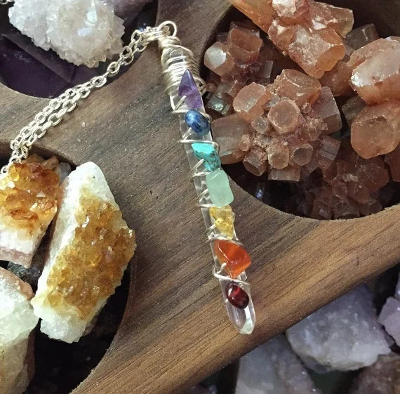 Collana in Quarzo con i Chakra